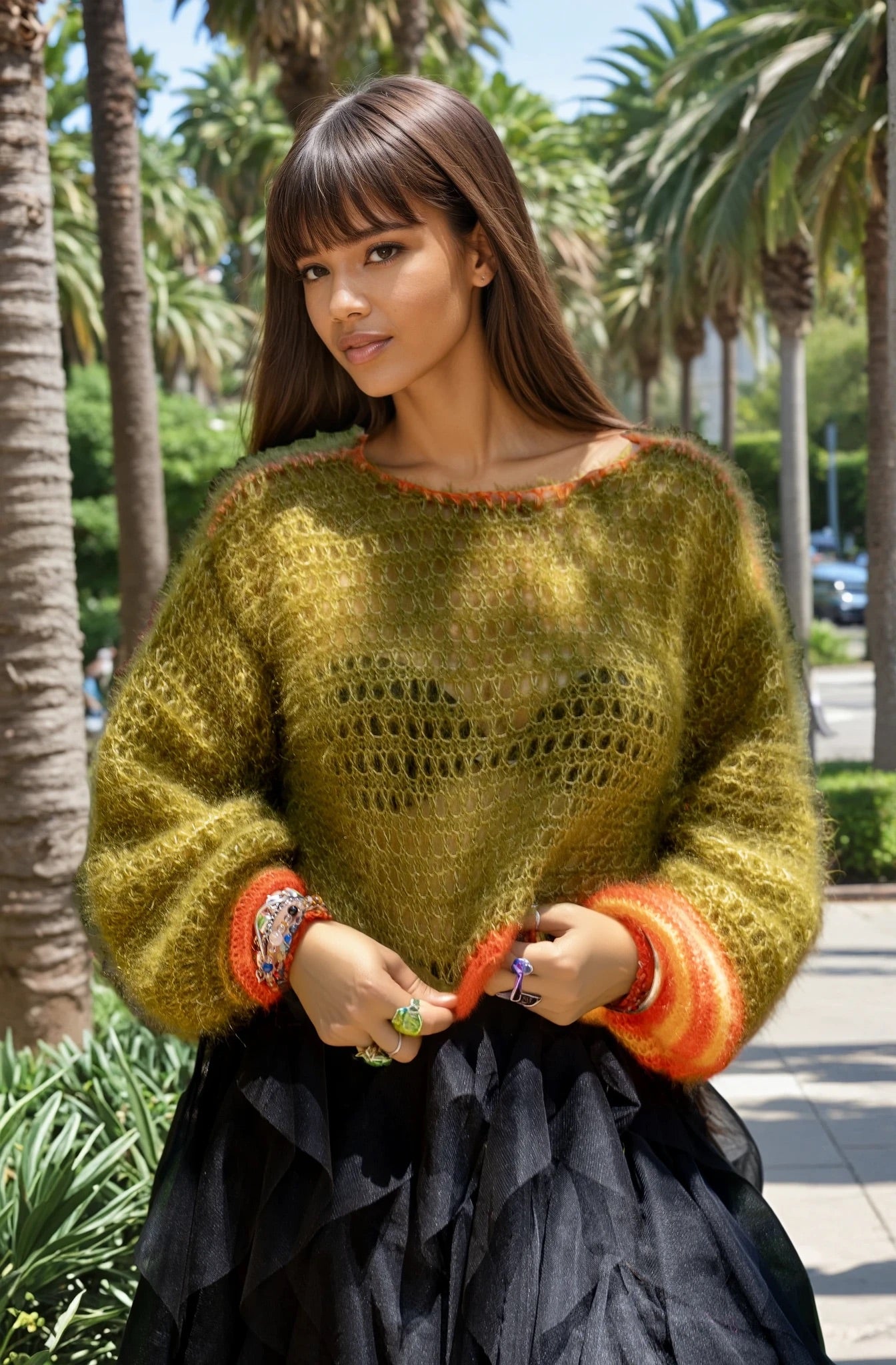 Olive tone sweater