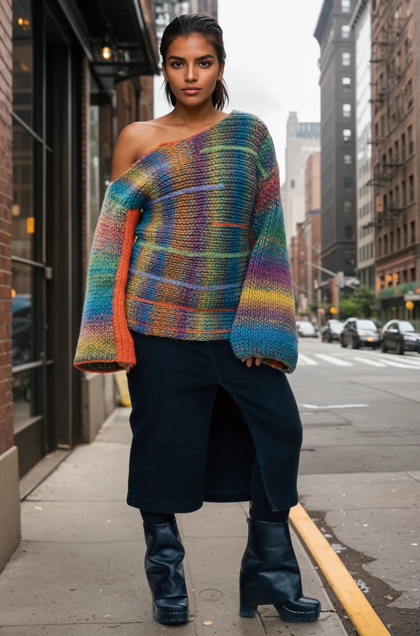 OMBRE extravaganza sweater