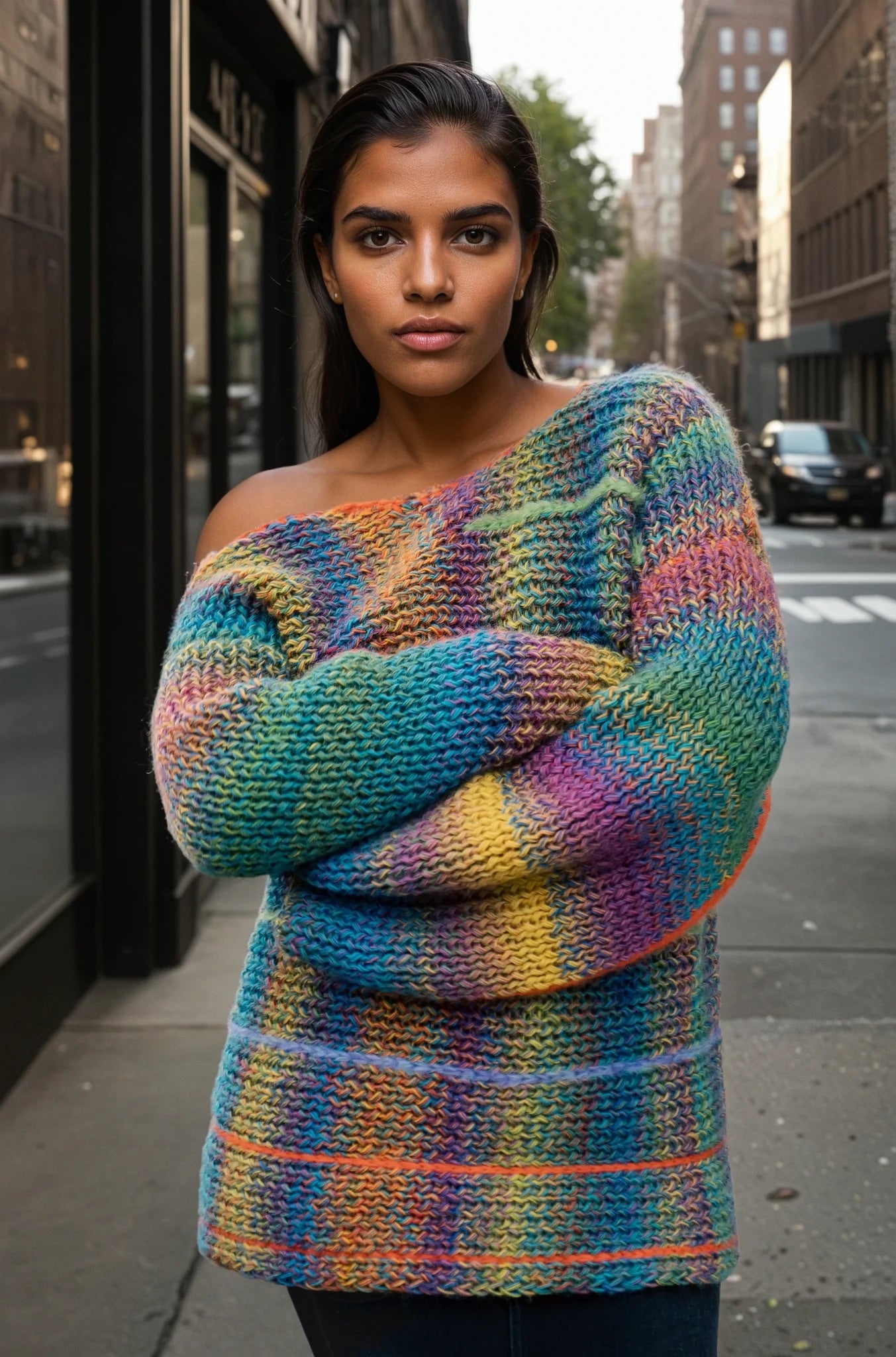 OMBRE extravaganza sweater