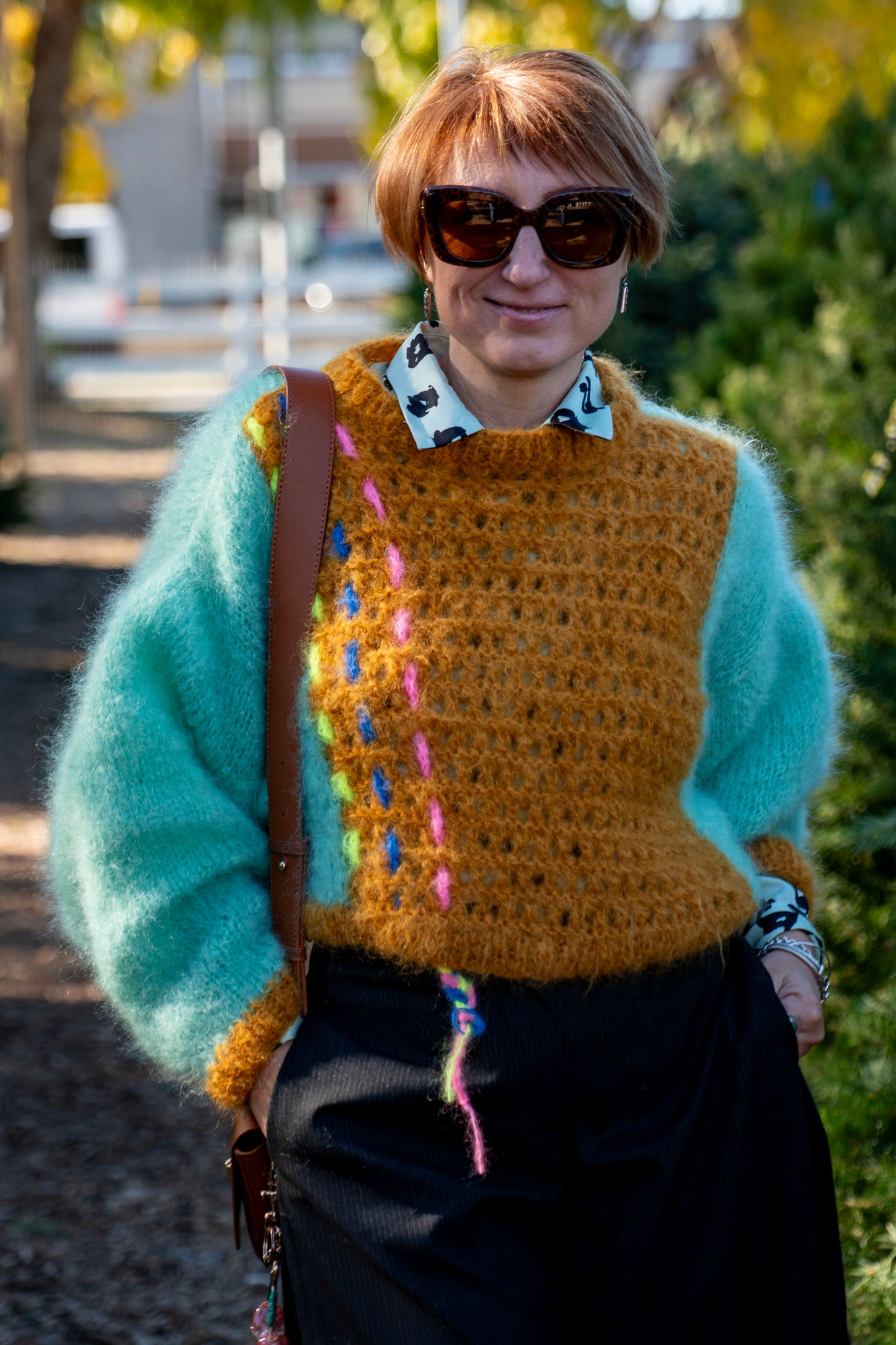 Mint & cinnamon sweater