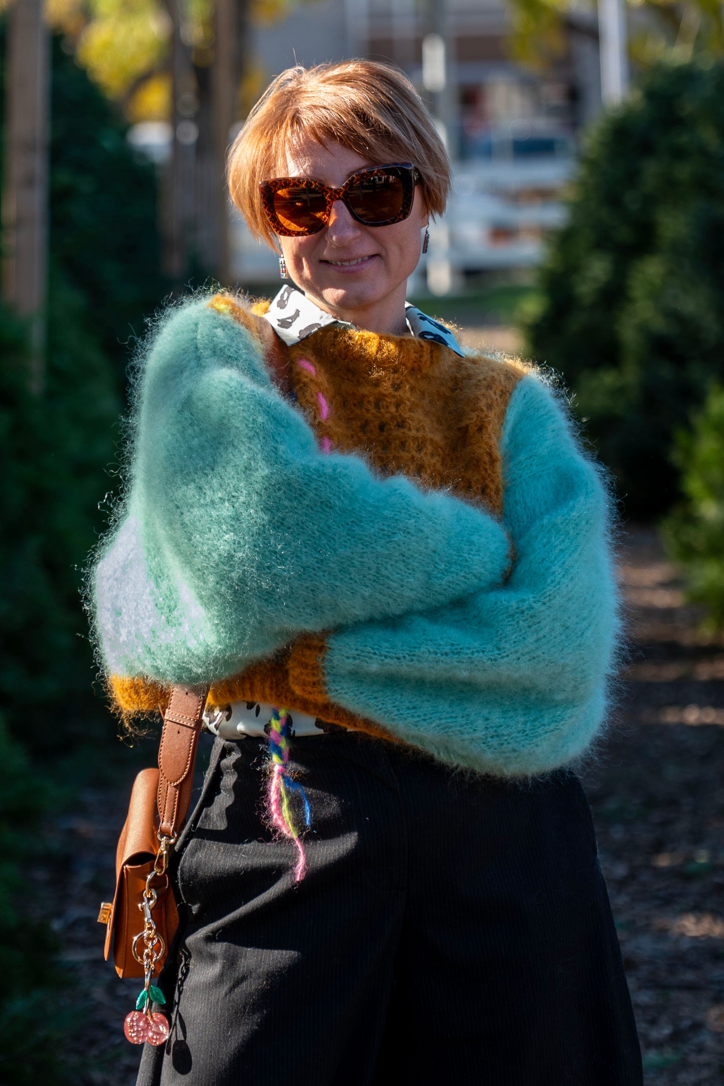 Mint & cinnamon sweater