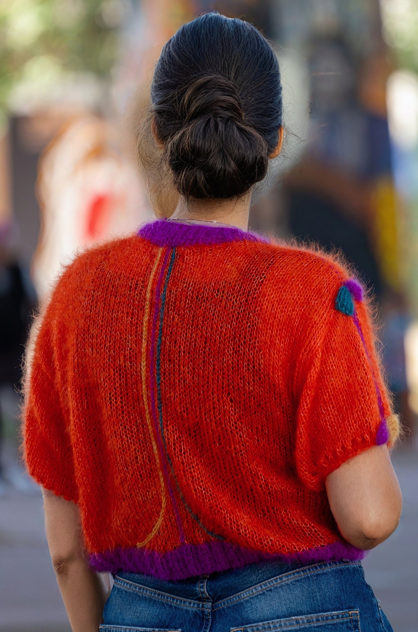 Deconstructed Ribbons cardigan